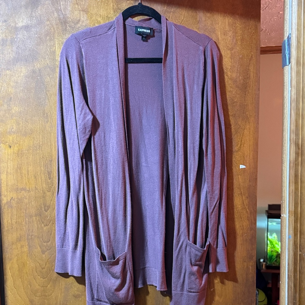 Express Women's Dusty Rose Cardigan